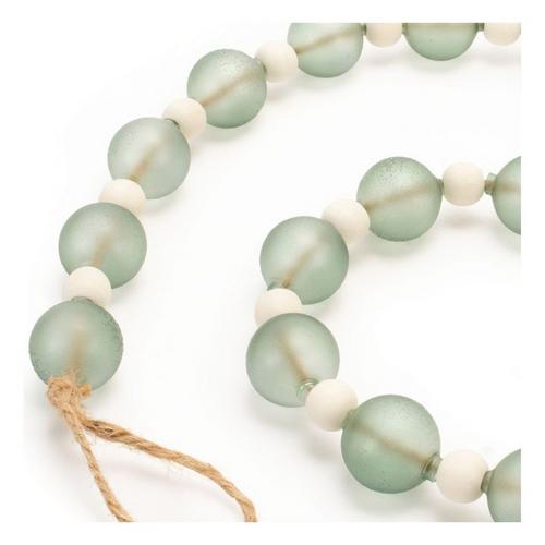 Melrose International Blue and White Glass Bead Garland (Set of 6) - Primary Image
