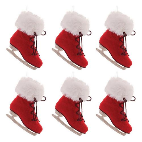 Melrose International 7in Ice Skate Ornaments (Set of 6) - Primary Image