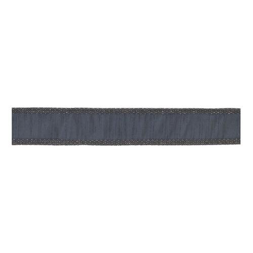 Melrose International Dark Grey Glittered Wired Polyester Ribbon (Set of 2) - Primary Image