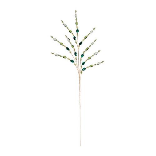 Melrose International 33.5in Plastic Green Bead Spray (Set of 2) - Primary Image