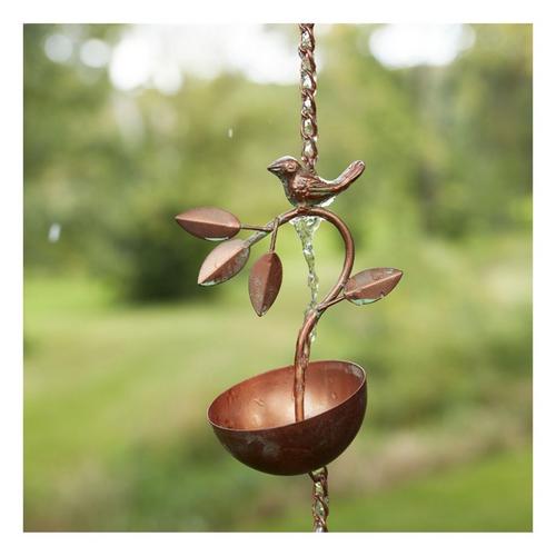 Melrose International Bird Branch Rain Chain 70"L - Primary Image