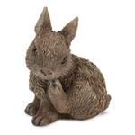 Melrose International Mini Garden Bunny Rabbit Figurine (Set of 3) - Thumbnail 4 of 5