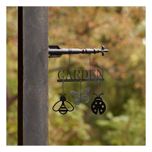 Melrose International Butterfly Insect Garden Sign 15.5"H - Primary Image