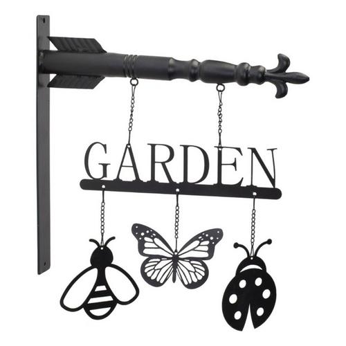 Melrose International Butterfly Insect Garden Sign 15.5"H - Primary Image