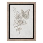 Melrose International Framed Floral Insect Print (Set of 3) - Thumbnail 4 of 6