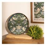 Melrose International Round William Morris Tray 13.5"D - Thumbnail 4 of 4