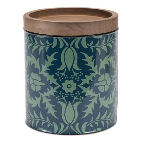 Melrose International Round William Morris Canister (Set of 3) - Primary Image