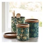 Melrose International Round William Morris Canister (Set of 3) - Thumbnail 6 of 7