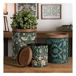 Melrose International Round William Morris Canister (Set of 3) - Thumbnail 7 of 7