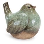 Melrose International Ceramic Bird Figurines with Unglazed Accents (Set of 4) - Thumbnail 2 of 4