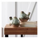 Melrose International Ceramic Bird Figurines with Unglazed Accents (Set of 4) - Thumbnail 4 of 4