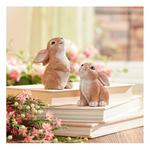 Melrose International Woodland Bunny Figurine (Set of 4) - Thumbnail 4 of 4
