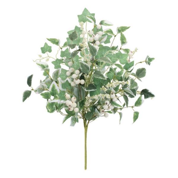 Melrose International Mixed Ivy Foliage Berry Bush (Set of 2)