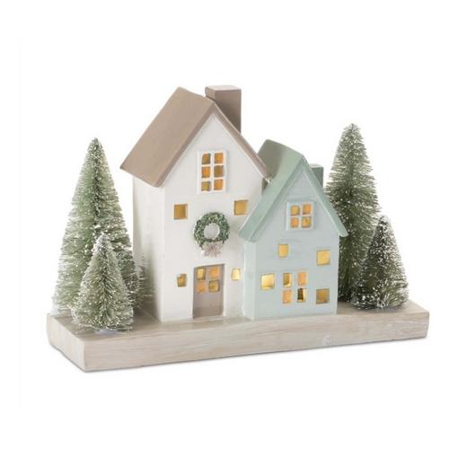 Melrose International LED Winter Village 8"L - Primary Image