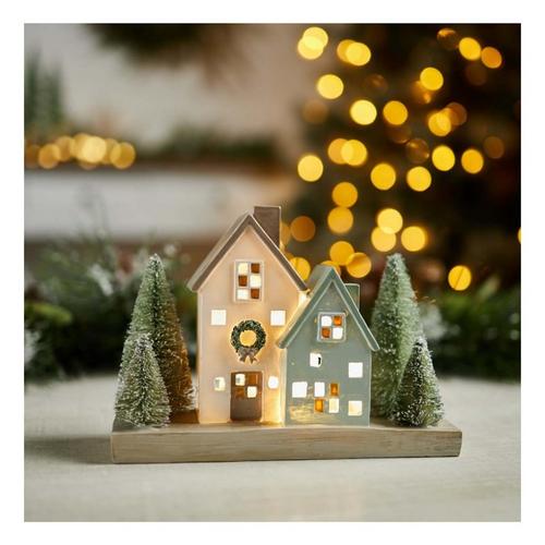 Melrose International LED Winter Village 8"L - Primary Image