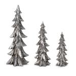 Melrose International Holiday Pine Tree (Set of 3) - Thumbnail 1 of 3