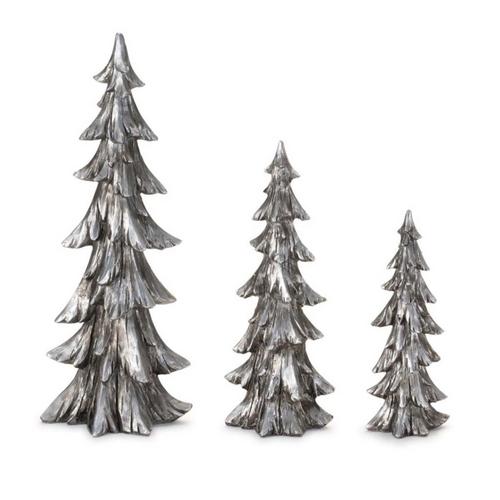 Melrose International Holiday Pine Tree (Set of 3) - Primary Image