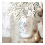 Melrose International Jeweled Metal Hanging Snowflake Ornament (Set of 12) - Thumbnail 2 of 2