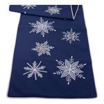 Melrose International Embroidered Snowflake Table Runner 72"L - Thumbnail 2 of 2