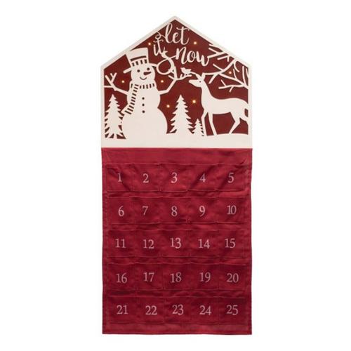 Melrose International Let it Snow Christmas Countdown 35"H - Primary Image