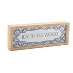 Melrose International Framed Joy to the World Sign 12"L - Thumbnail 1 of 2