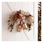 Melrose International Distressed Metal Bell Ornament (Set of 2) - Thumbnail 2 of 2