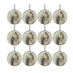 Melrose International Holy Family Disc Ornament (Set of 12) - Thumbnail 1 of 2