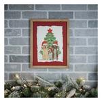 Melrose International Framed Holiday Dogs and Christmas Tree Print 15"H - Thumbnail 2 of 3