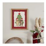 Melrose International Framed Holiday Dogs and Christmas Tree Print 15"H - Thumbnail 3 of 3