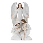 Melrose International Holy Family with Angel Statue 16"H - Thumbnail 1 of 3