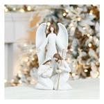 Melrose International Holy Family with Angel Statue 16"H - Thumbnail 3 of 3