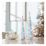 Melrose International Iridescent LED Tree (Set of 2) - Thumbnail 2 of 3