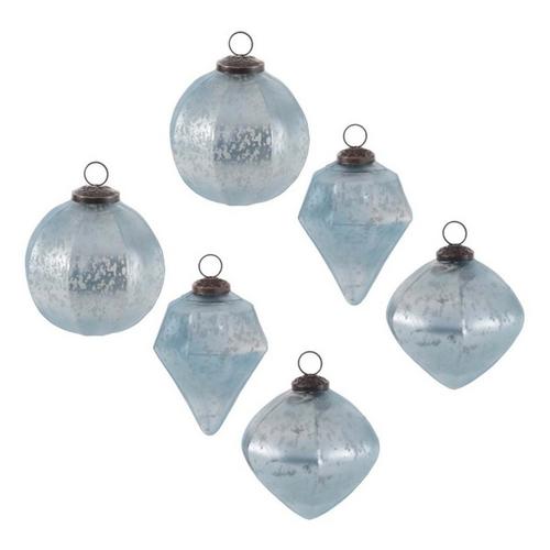 Melrose International Mercury Glass Ornament (Set of 6) - Primary Image