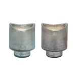 Melrose International Red Currant Scented Soy with Frosted Glass Holder (Set of 2) Jar Candle - Thumbnail 1 of 2