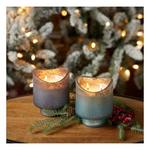 Melrose International Red Currant Scented Soy with Frosted Glass Holder (Set of 2) Jar Candle - Thumbnail 2 of 2