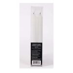 Melrose International FIA Wick White Textured Taper Candle (Set of 2) - Thumbnail 4 of 4