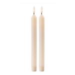 Melrose International FIA Wick Beige Textured Taper Candle (Set of 2) - Thumbnail 1 of 3