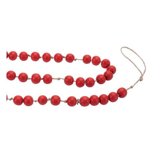 Melrose International Wood Beaded String Garland (Set of 2) - Primary Image