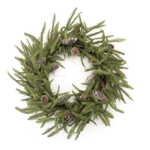 Melrose International Pine and Pinecone Wreath 24"D - Primary Image