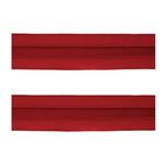 Melrose International Red Wired Ribbon (Set of 2) - Thumbnail 1 of 2