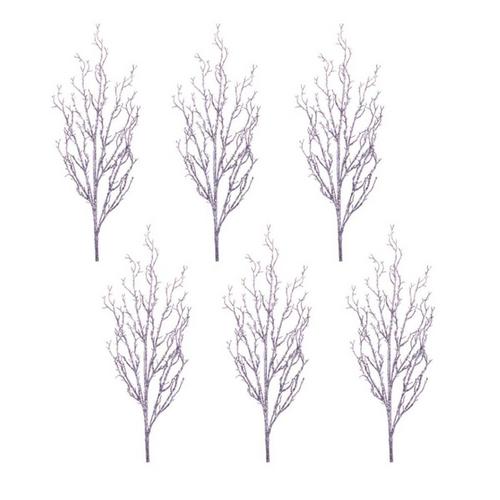 Melrose International Beaded Twig Spray (Set of 6) - Primary Image