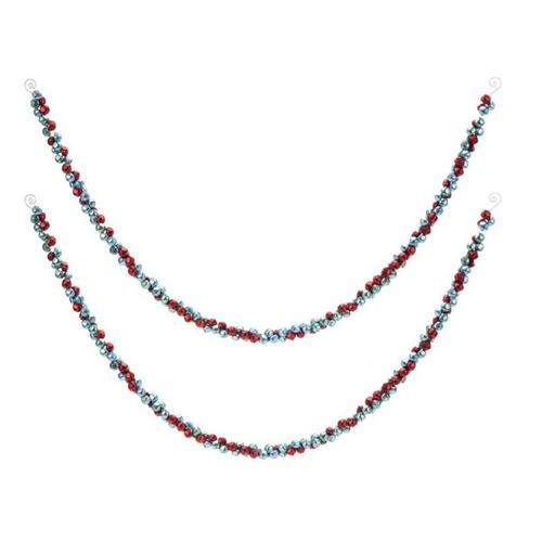Melrose International Metal Sleigh Bell Cluster Garland (Set of 2) - Primary Image