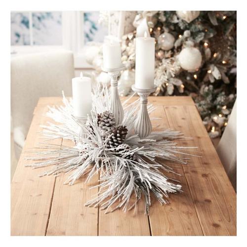 Melrose International Flocked Long Neddle Pine Spray (Set of 2) - Primary Image