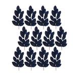 Melrose International Glittered Magnolia Leaf Spray (Set of 12) - Thumbnail 1 of 3