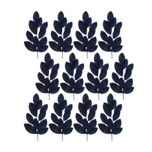 Melrose International Glittered Magnolia Leaf Spray (Set of 12) - Primary Image
