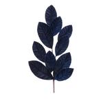 Melrose International Glittered Magnolia Leaf Spray (Set of 12) - Thumbnail 2 of 3