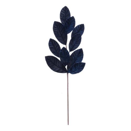 Melrose International Glittered Magnolia Leaf Spray (Set of 12) - Primary Image