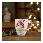 Melrose International 5in Santa Coffee Mug (Set of 2) - Thumbnail 2 of 2