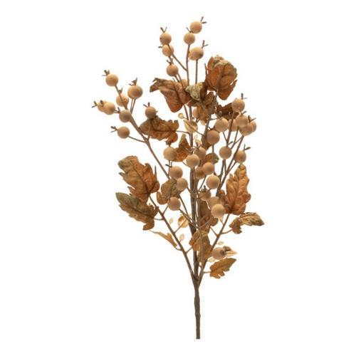 Melrose International Fall Oak Leaf and Berry Spray (Set of 6) - Primary Image