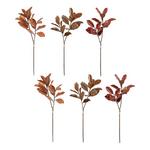 Melrose International Fall Magnolia Leaf Spray (Set of 6) - Thumbnail 1 of 5